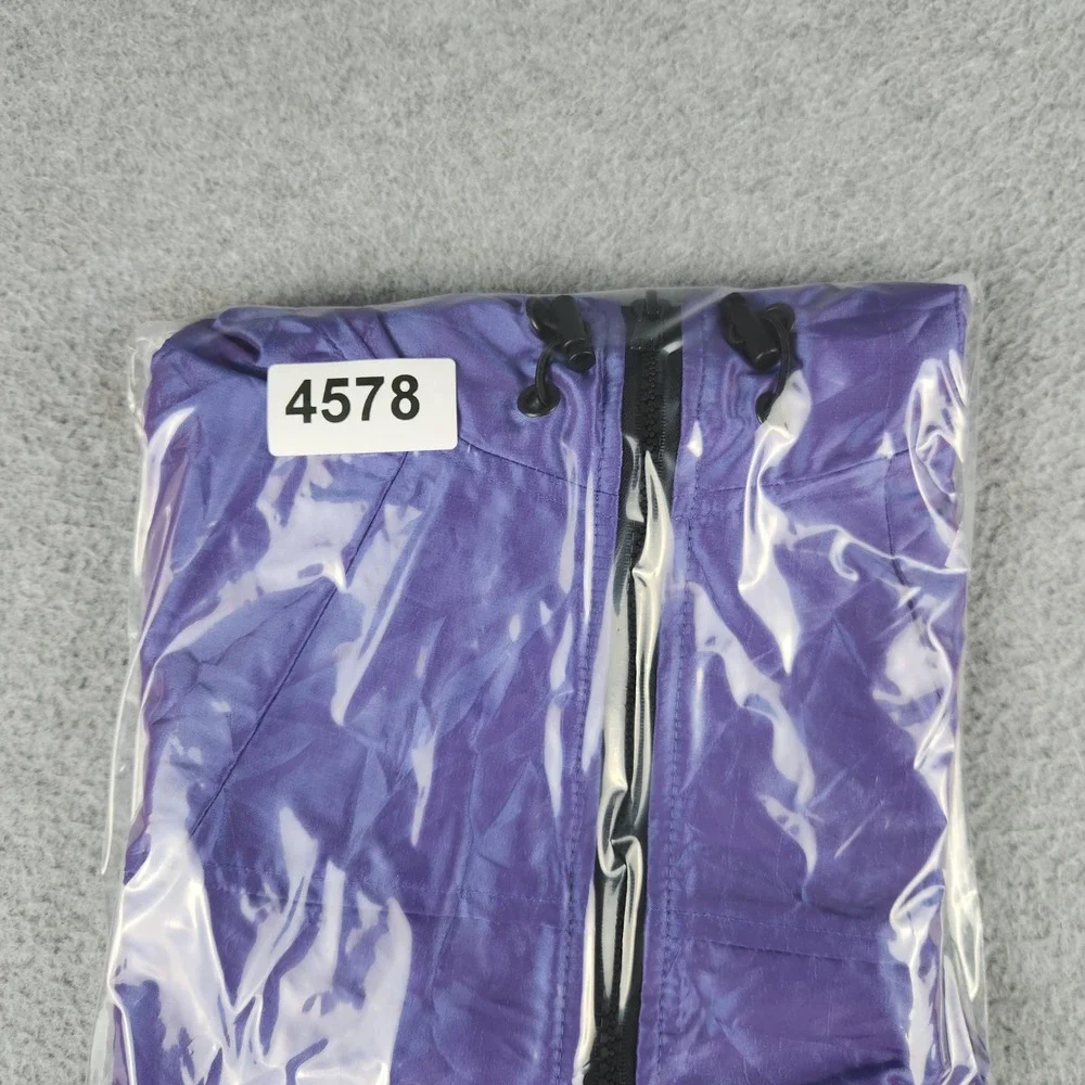 Ninth Hall Windbreaker Jacket Men's XS Purple Tay Iridescent Half Zip Hooded